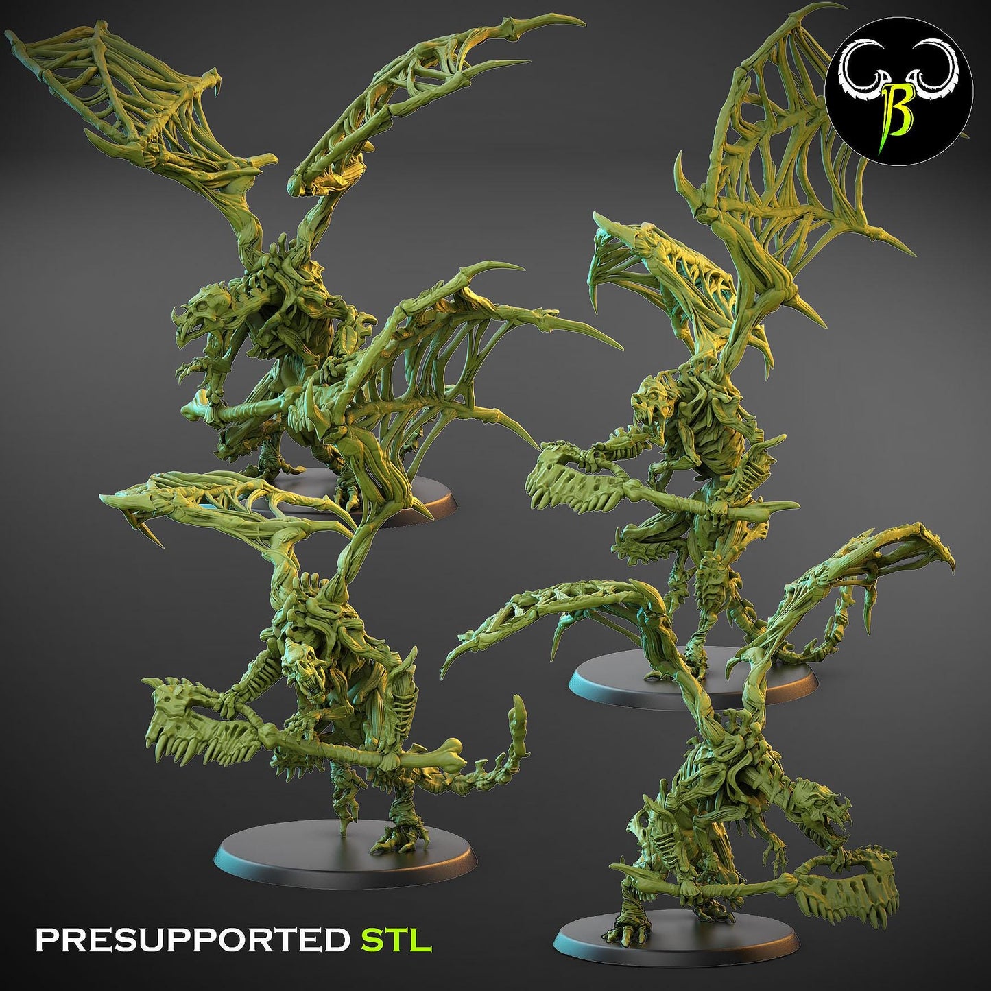 ClayBeastCreation - Bone Riders GoreGoyls Squad