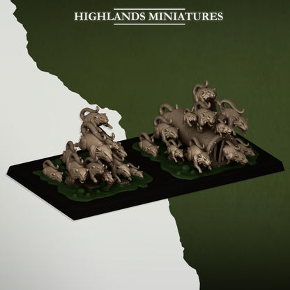 Highlands Miniatures Vermin Rat Swarm