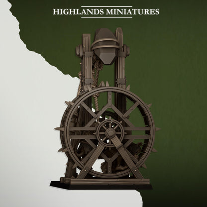 Highlands Miniatures Seuchenmönch mit Seuchenkerze