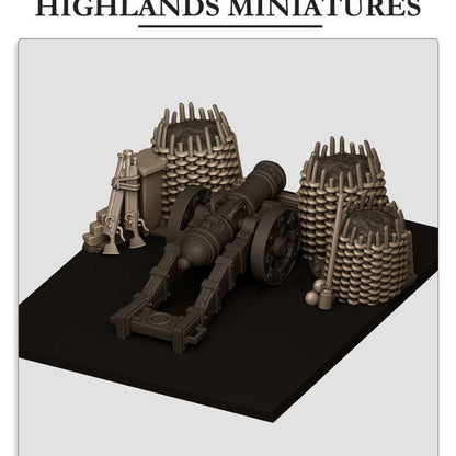 Highland Miniatures Artillery Barricade