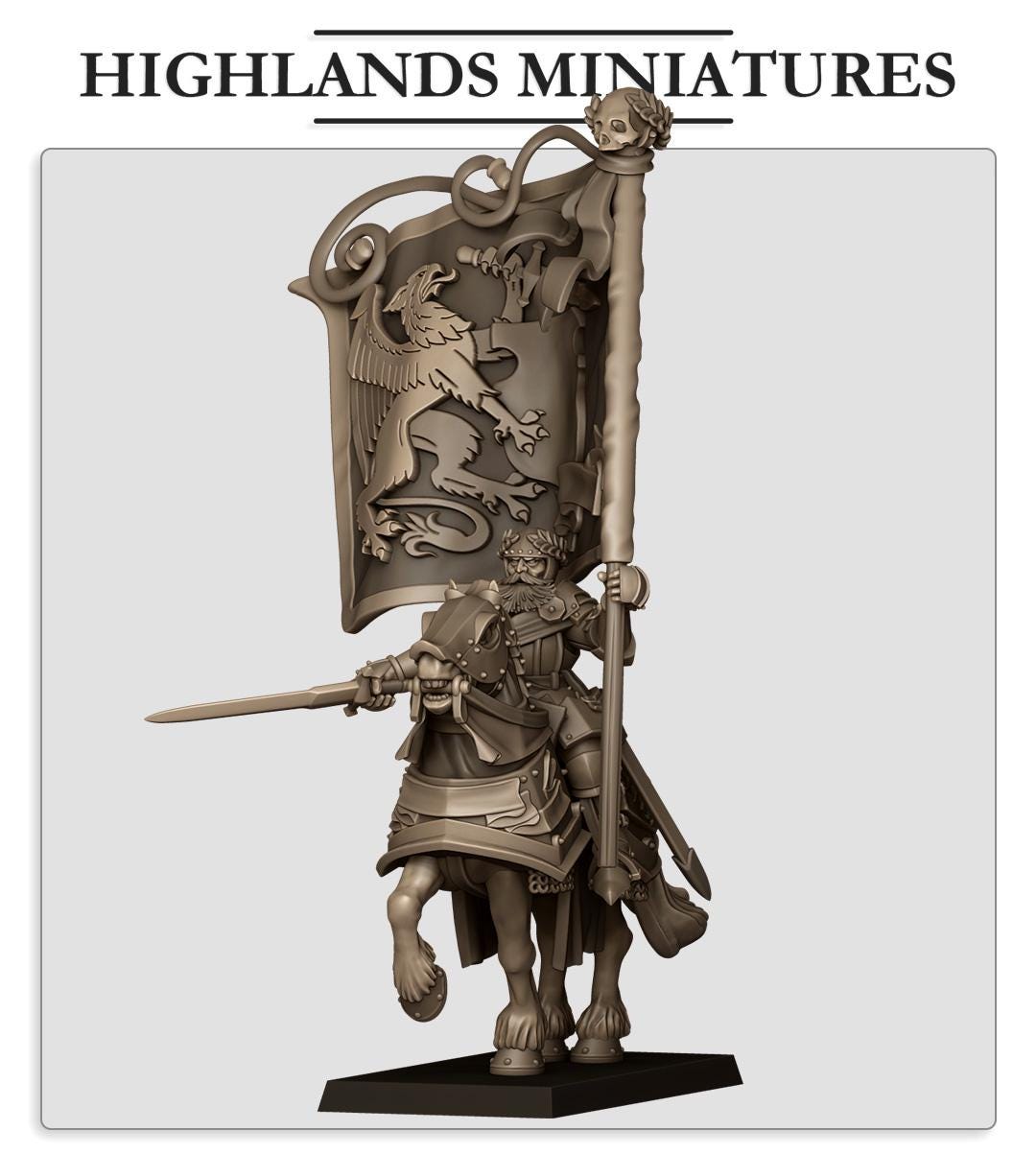 Highland Miniatures Sunland Battle Standard Bearer