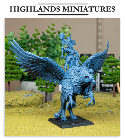 Highland Miniatures Sunland Emperor on War Griffon