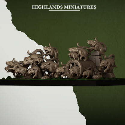 Highlands Miniatures Vermin Rat Swarm