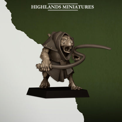 Highlands Miniatures Ratten mit Meistern