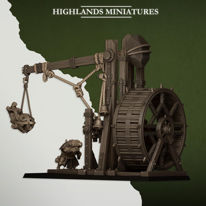 Highlands Miniatures Seuchenmönch mit Seuchenkerze