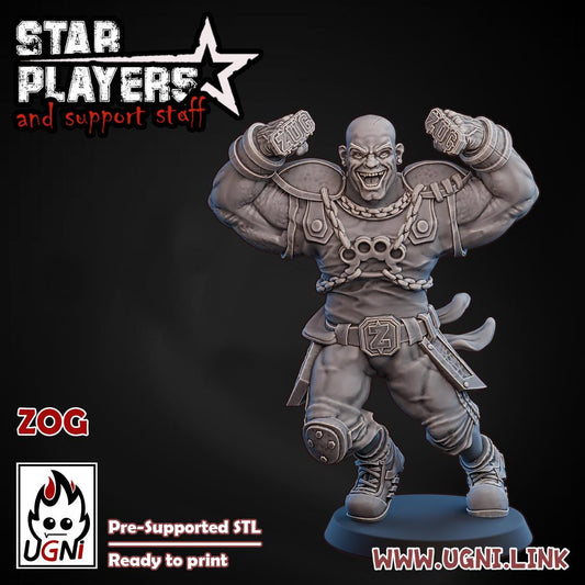 UGNI Human Fantasy Football Star Player - Zog