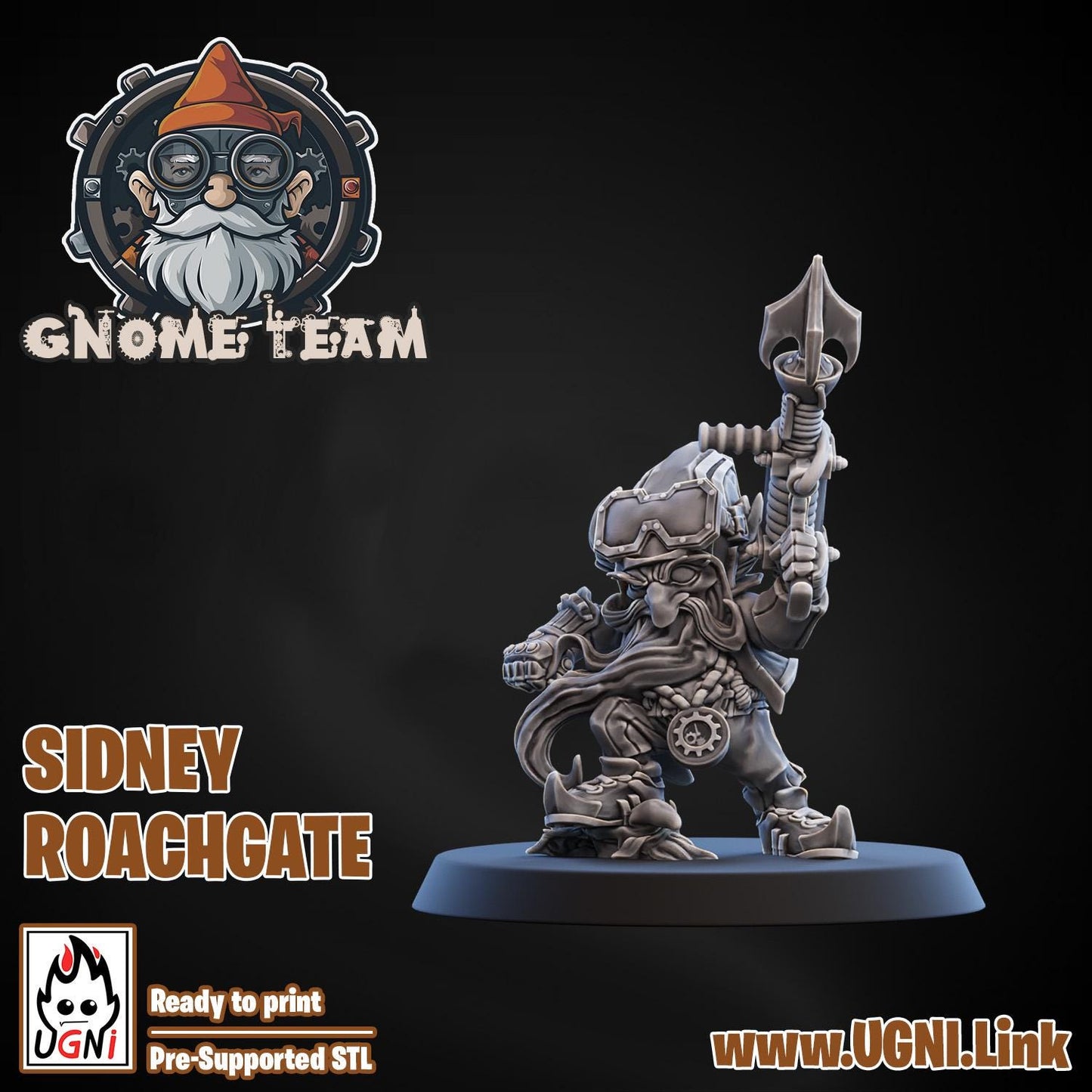 UGNI Gnome Fantasy Football Star Player - Sidney