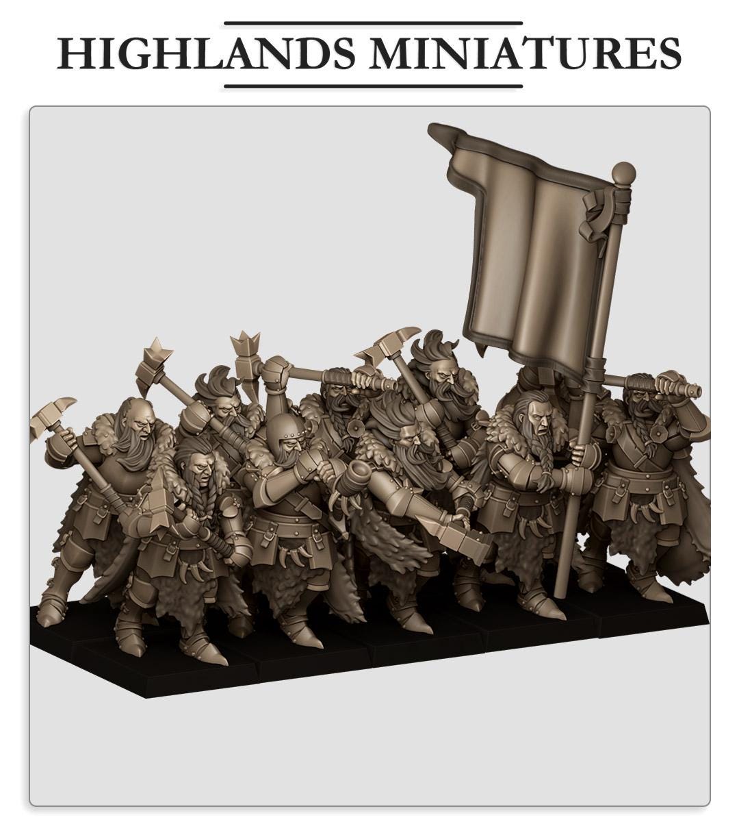 Highland Miniatures Mergenheim Knights on Foot