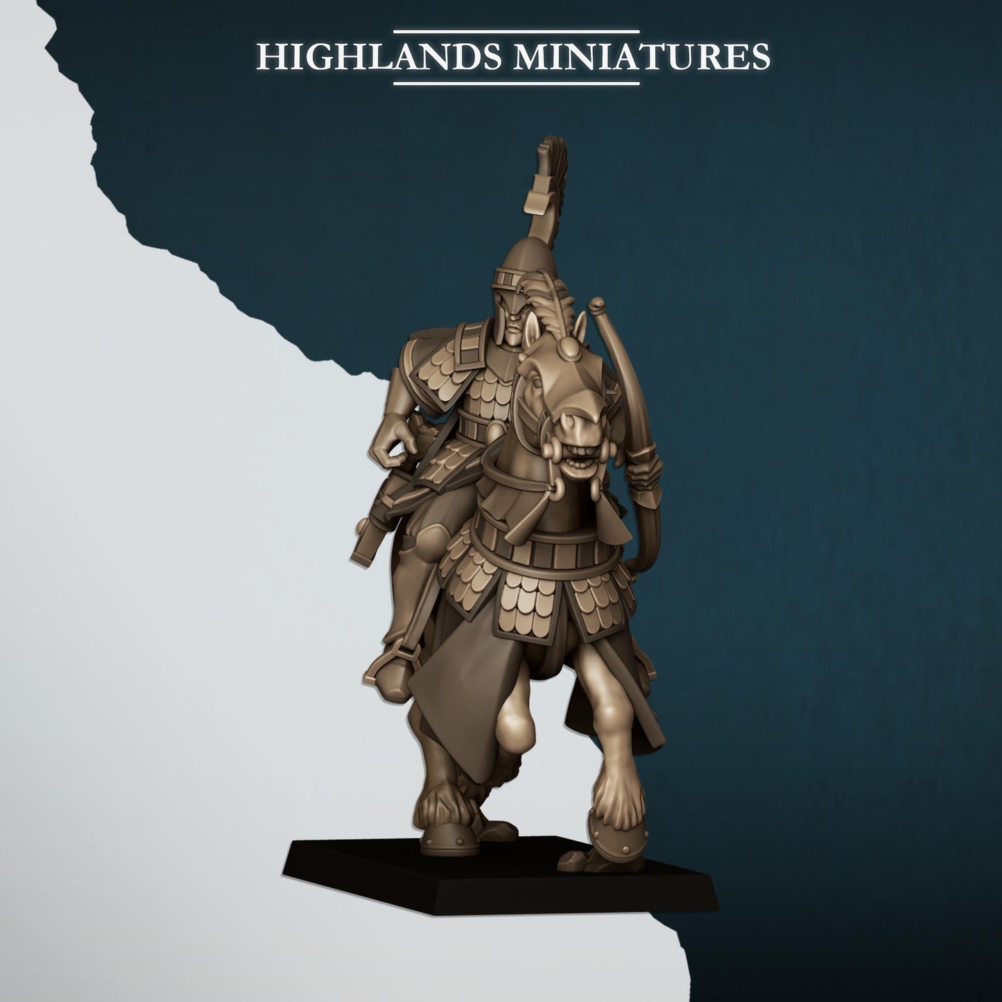 Highland Miniatures Aegean Elves Mounted Archers - Sea Hippeis