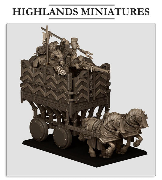 Highland Miniatures Sunland Armored Wagon