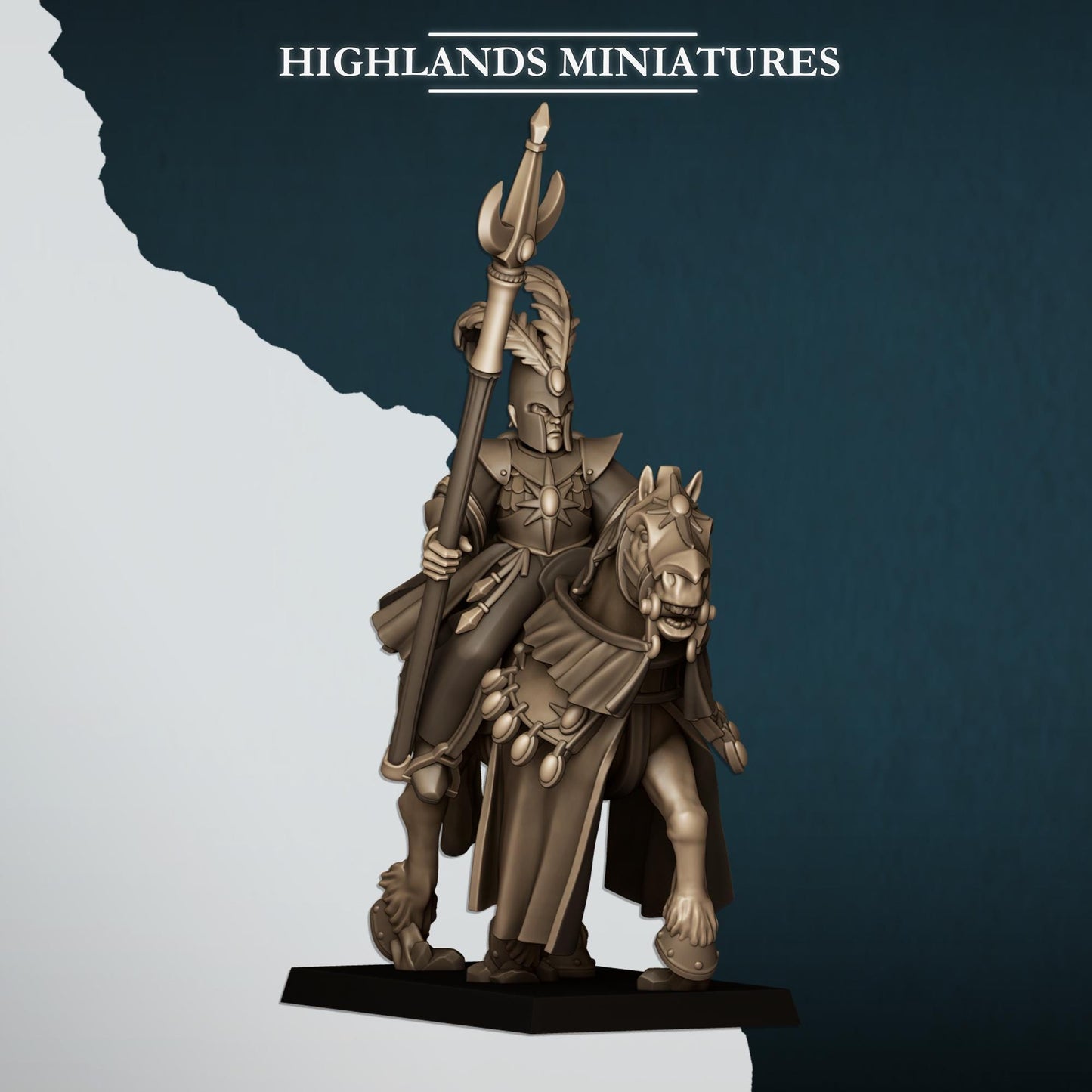 Highland Miniatures Aegean Mounted Elf Mage