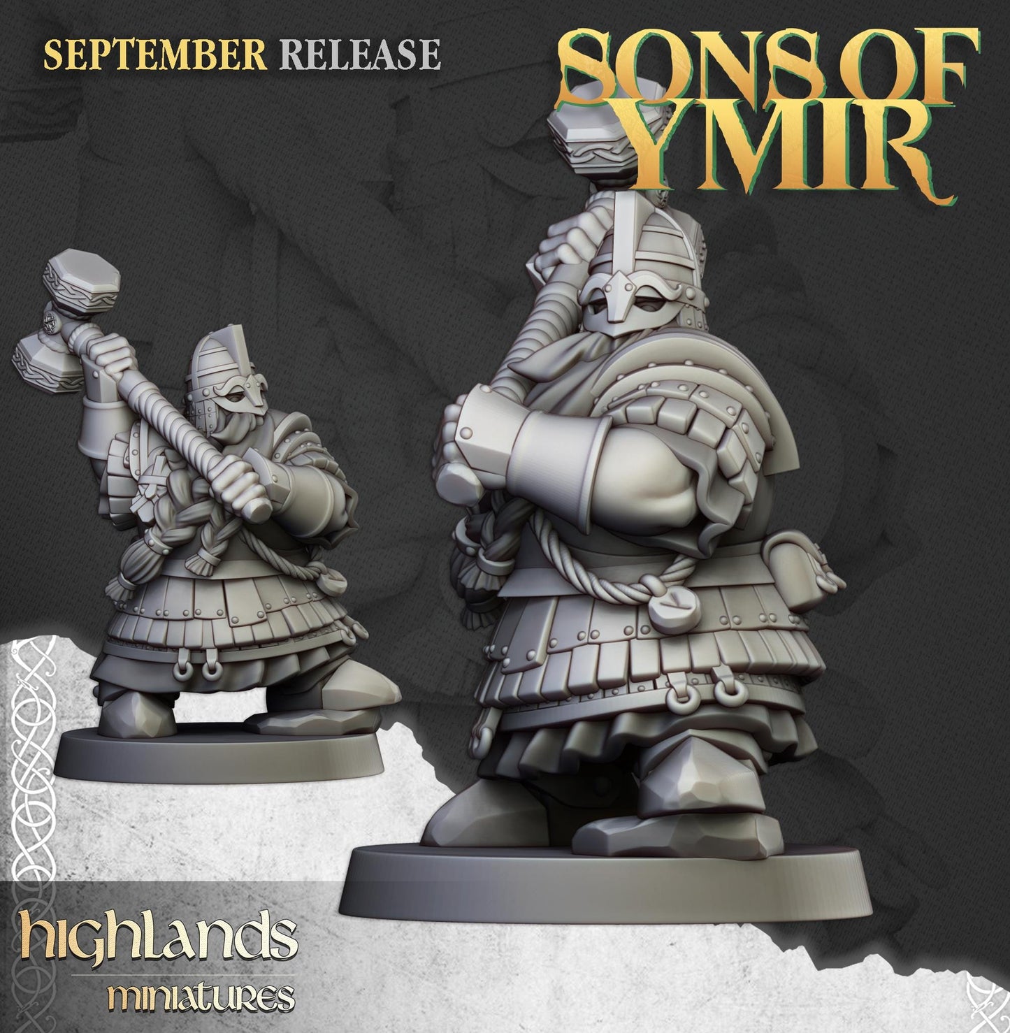 Highlands Miniatures Dwarf Kingsguard