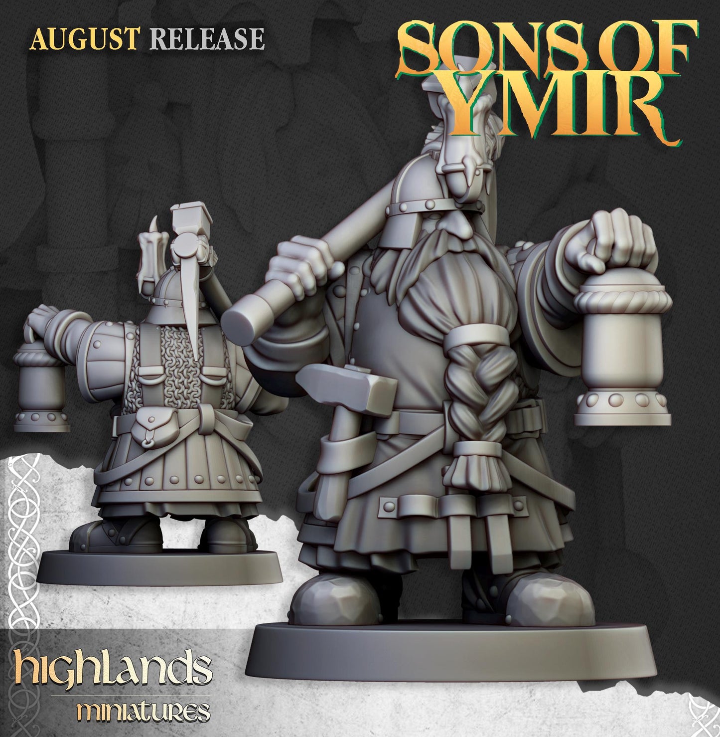 Highlands Miniatures Dwarf Miners