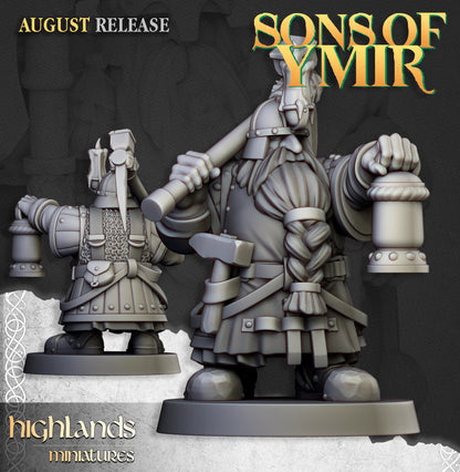 Highlands Miniatures Dwarf Miners