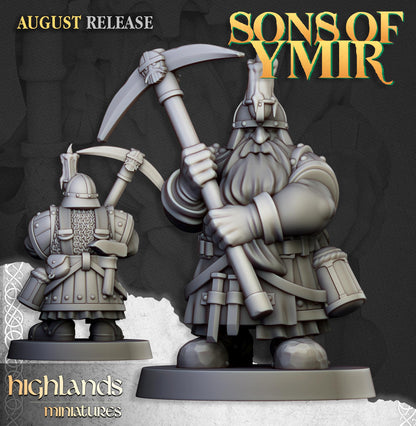 Highlands Miniatures Dwarf Miners