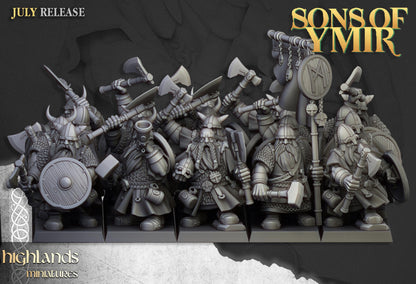 Highlands Miniatures Dwarf Warriors
