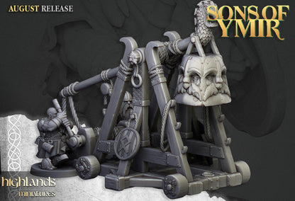 Highlands Miniatures Dwarf Catapult