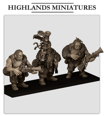 Highland Miniatures Sunland Ogres with Blunderbusses