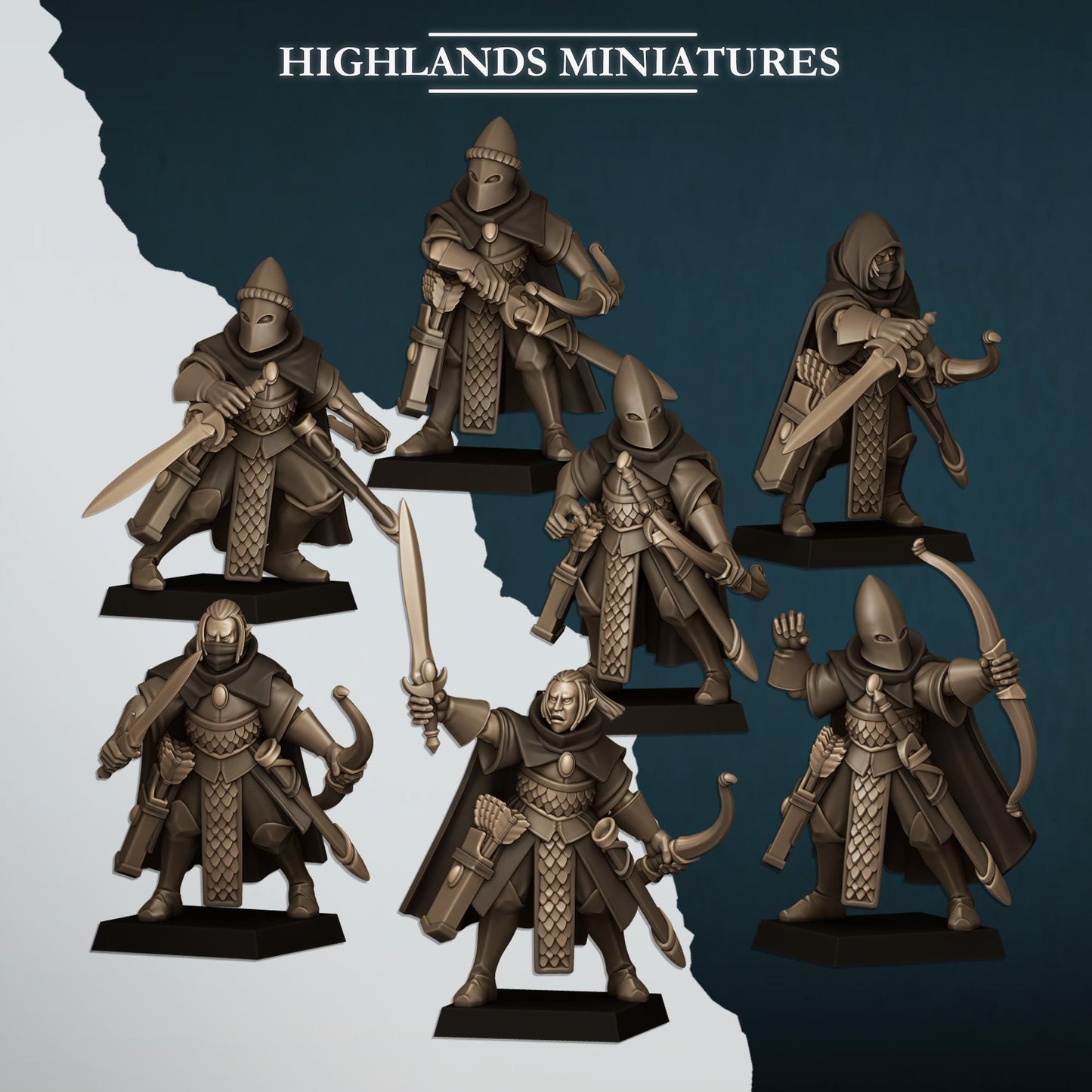 Highland Miniatures Aegean Elves Shadows