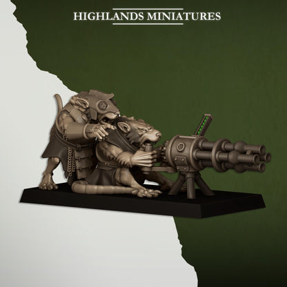 Highlands Miniatures Ungeziefer-Schwerwaffenteam