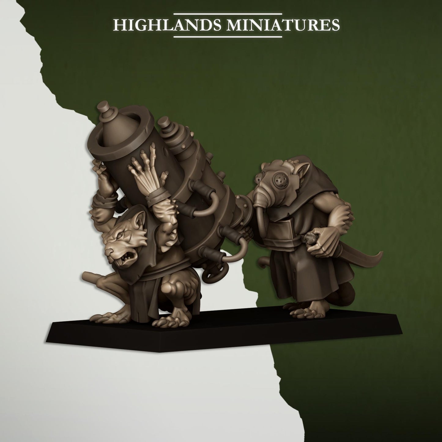 Highlands Miniatures Ungeziefer-Schwerwaffenteam