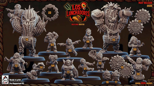 UGNI Halfling Fantasy Football Team - Los Lunchadores