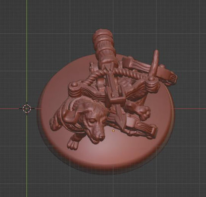 Tainted Saint - Dachsund with Crossbow