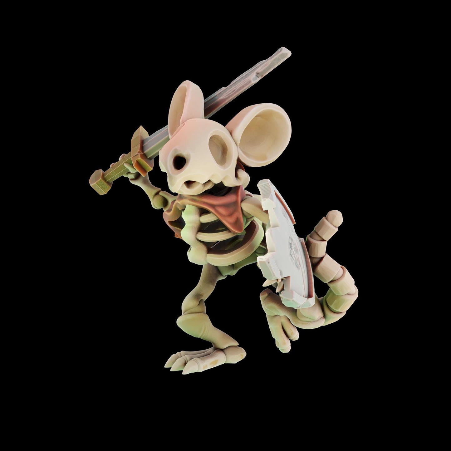 Tainted Saint - 3 Mice Skeletons
