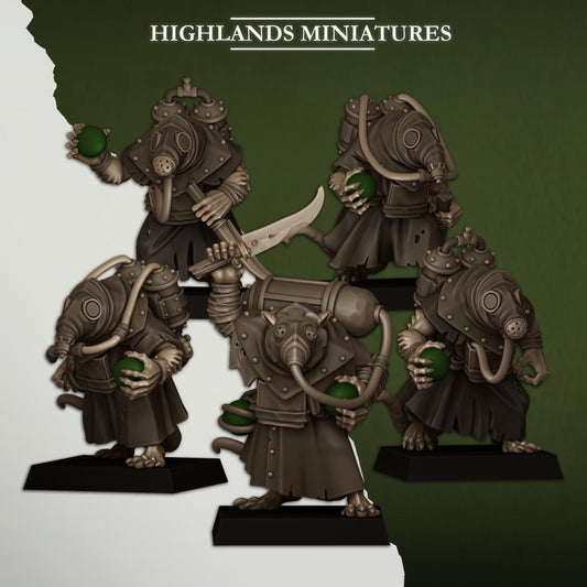Highland Miniatures Vermin Poison Porters