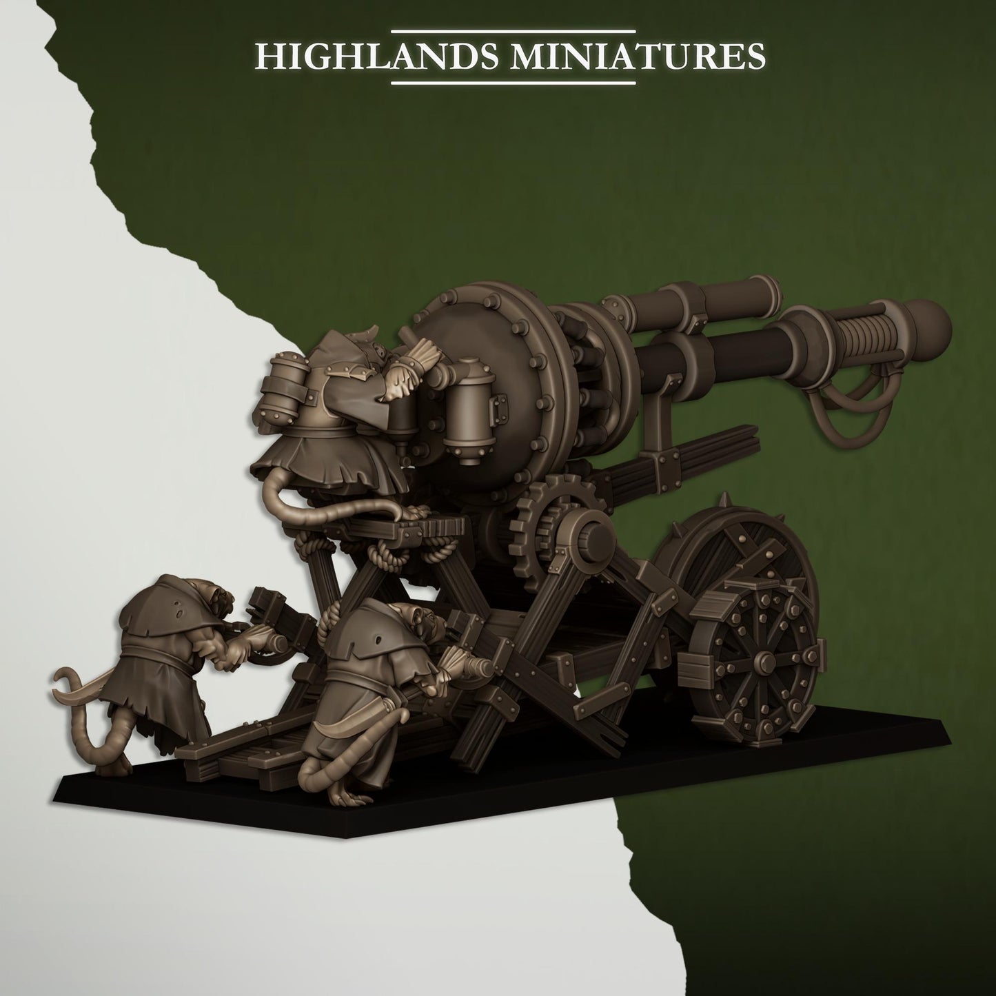 Highlands Miniatures Vermin Cannon
