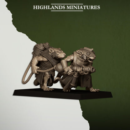 Highlands Miniatures Ungeziefer-Schwerwaffenteam