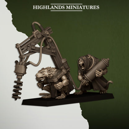 Highlands Miniatures Ungeziefer-Schwerwaffenteam
