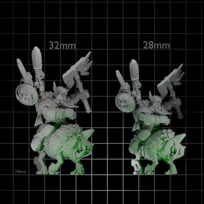 Highland Miniatures Moredhun's Mounted Orc Chief