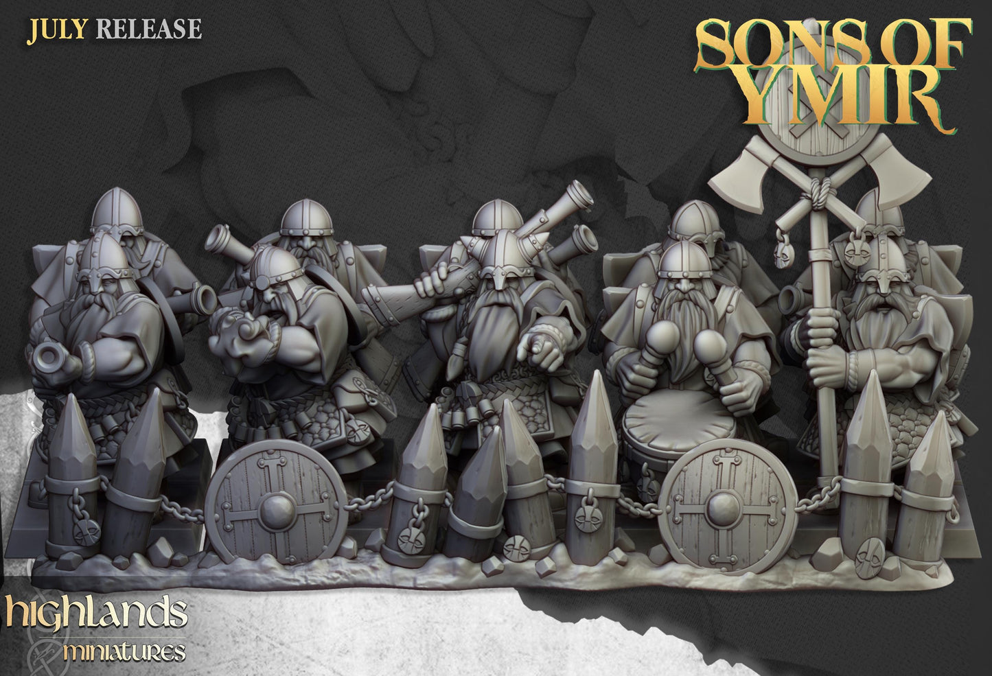 Highlands Miniatures Dwarf Marksmen