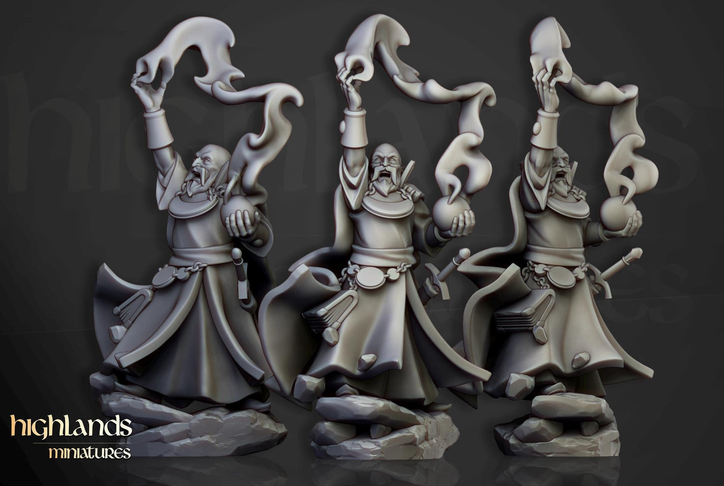 Highland Miniatures Mages