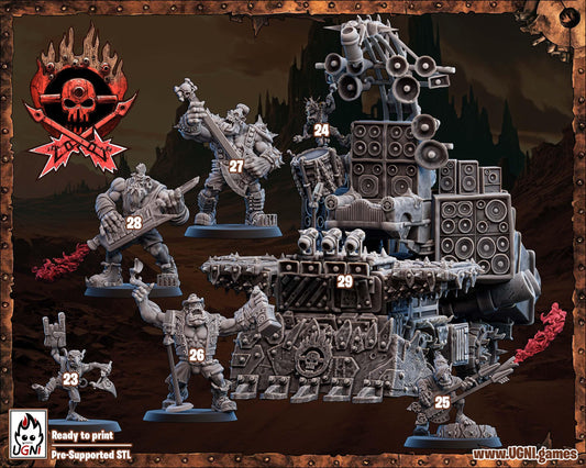 UGNI Black Orc Rock Band