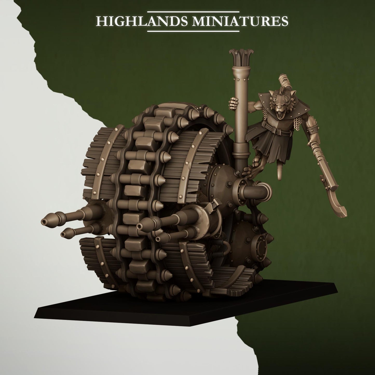 Highlands Miniatures Ungeziefer-Radmaschine