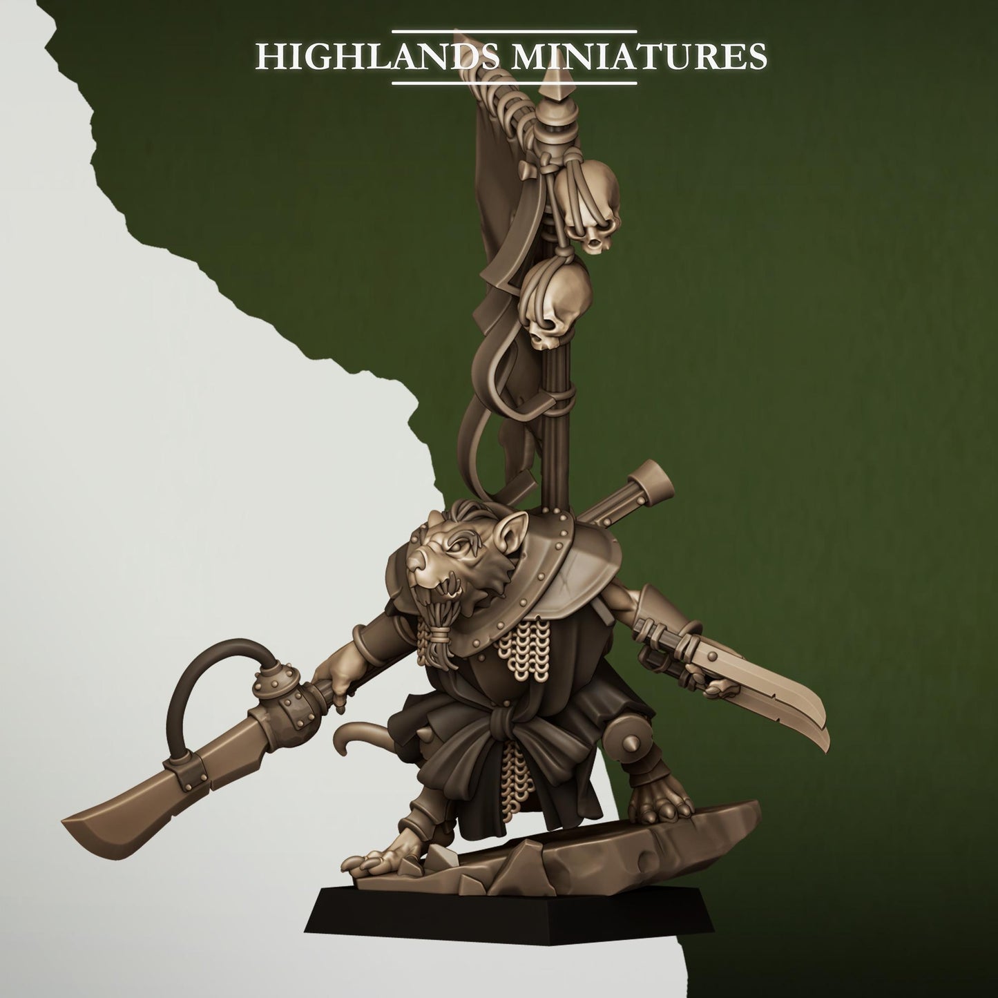 Highlands Miniatures Vermin Warlord