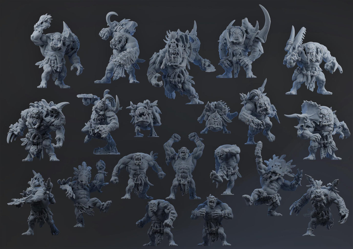 Brutefun Savage Orcs Fantasy Football Team - "Kretaceous Krumpaz"