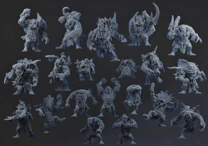 Brutefun Savage Orcs Fantasy Football Team - "Kretaceous Krumpaz"