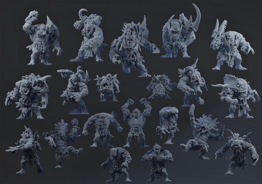 Brutefun Savage Orcs Fantasy Football Team - "Kretaceous Krumpaz"