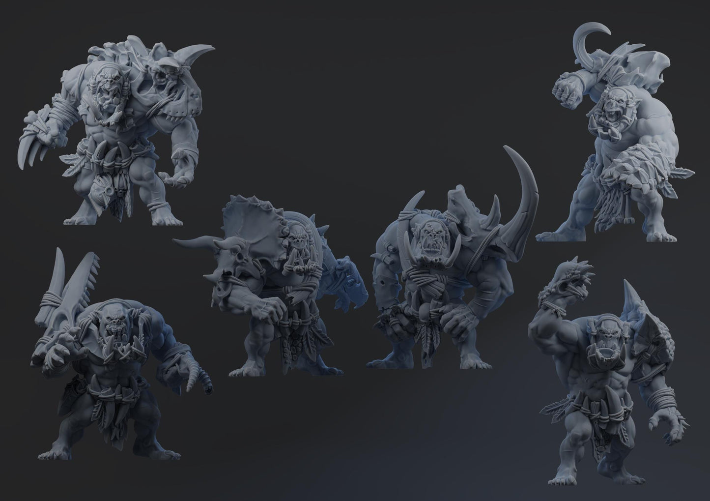 Brutefun Savage Orcs Fantasy Football Team - "Kretaceous Krumpaz"