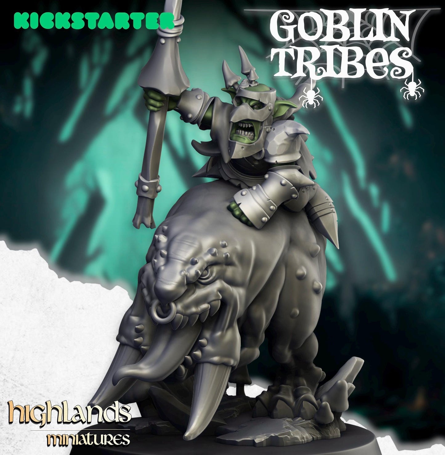 Highlands Miniatures Swamp Goblin Leader