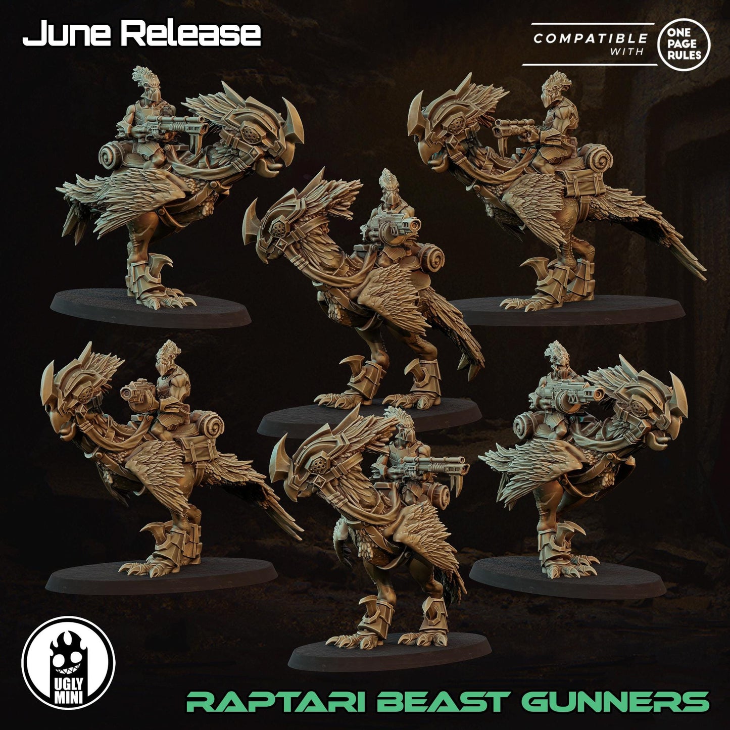 UGLY Miniatures Raptari Beast Gunners
