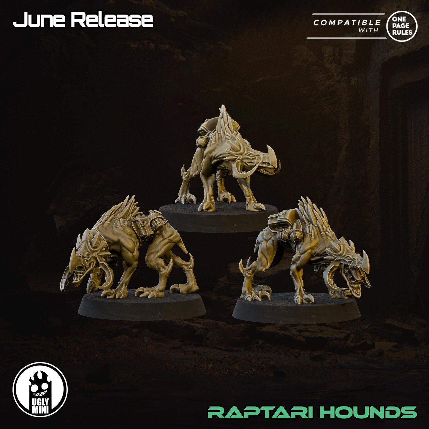 UGLY Miniatures Raptari Hounds