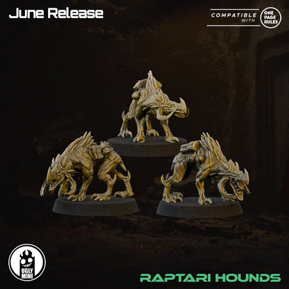 UGLY Miniatures Raptari Hounds