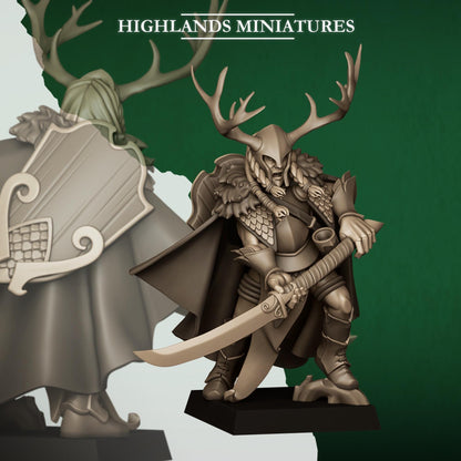 Highland Miniatures Feral Elves - Highborn
