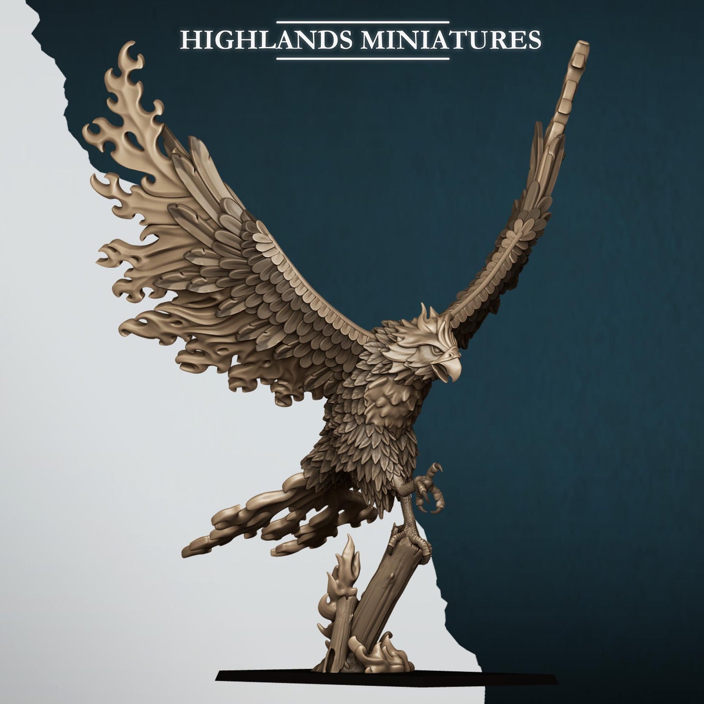 Highland Miniatures Aegean Elves - Fire and Ice Phoenix