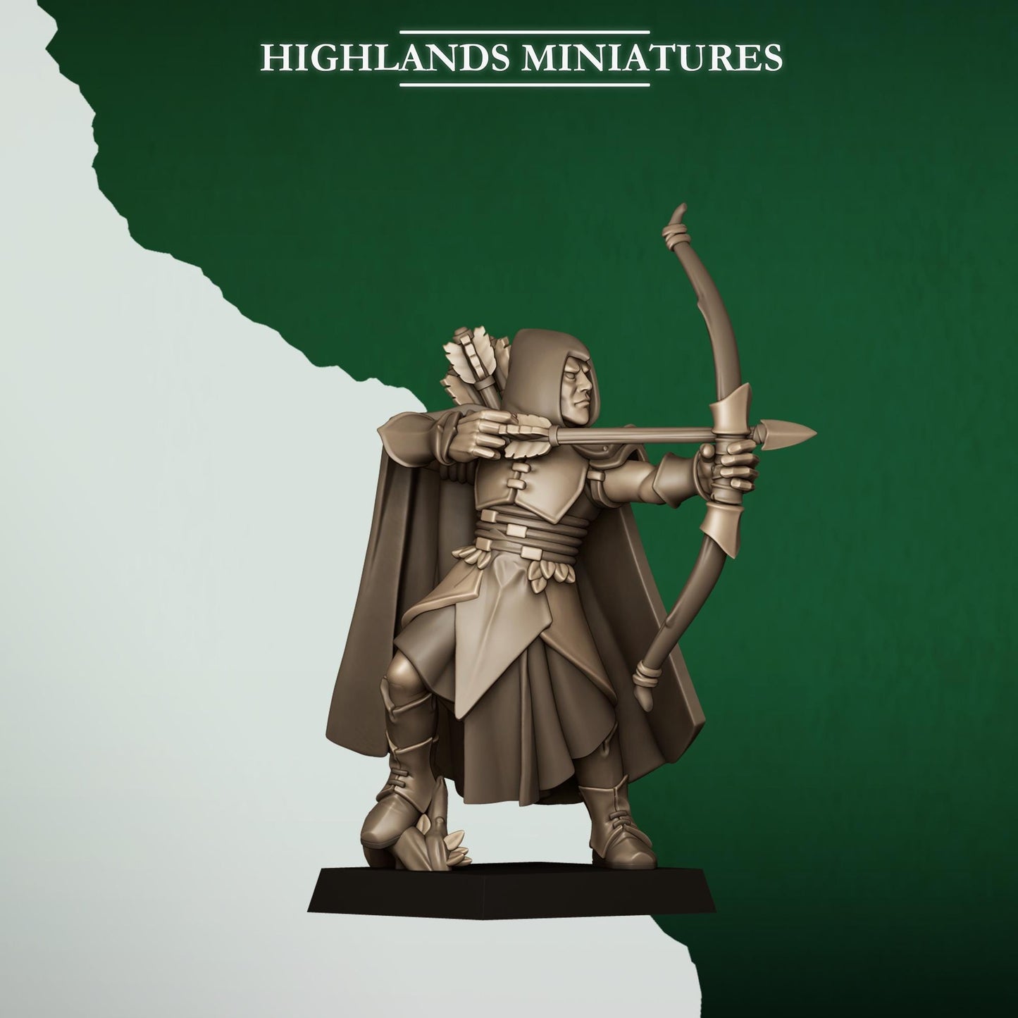 Highland Miniatures Feral Elves - Archers