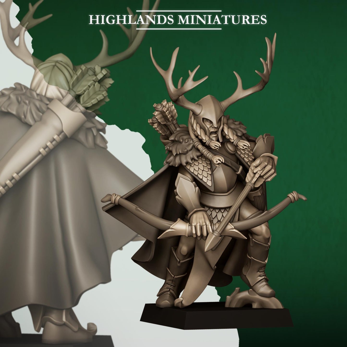 Highland Miniatures Feral Elves - Highborn